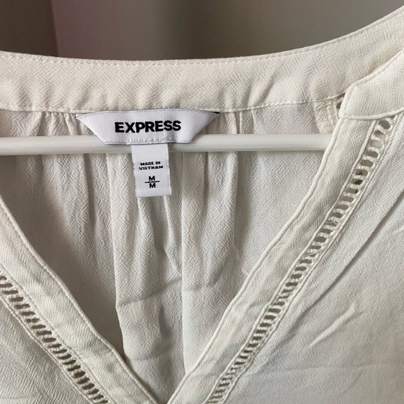 White cut out Express top, size M - Picture 5 of 7